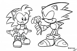 The Best 15 Printable Sonic Tails And Knuckles Coloring Pages