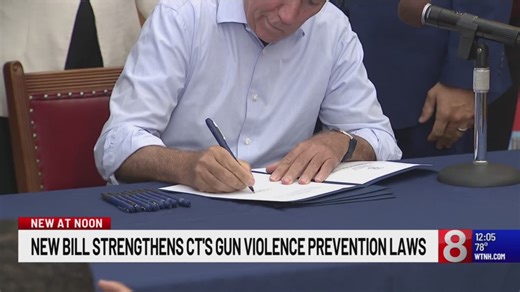 Gov. Lamont signs legislation aiming to prevent gun violence