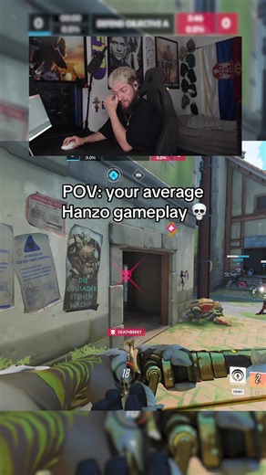 Just shoot and hope it lands 😭 #overwatch #gaming | hanzo
