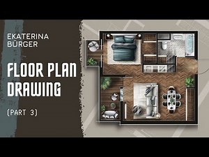 HOW TO DRAW A FLOOR PLAN in Procreate (Part 2)