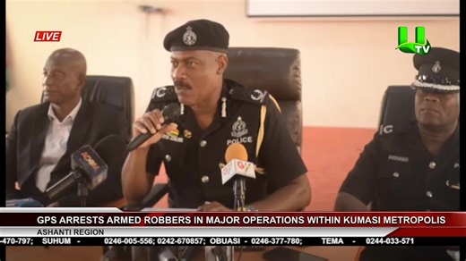 5.7K views · 208 reactions | Ghana Police Service arrests armed robbers in major operations within Kumasi Metropolis #UTVNews | UTV Ghana | Facebook