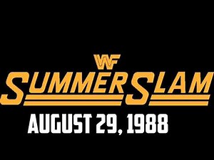 WWE/F SummerSlam 1988 Theme Song | SoundTrack