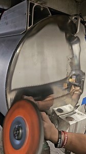 Polishing this pontoon boat with our Polishing Starter Kit! Pick up your starter kit today on our site. Or right here in our shop. #metalpolishing #satisfying #diy #boat #polishing #detailing #buffing #pontoon | SummerShine Supply