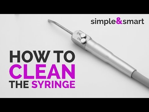 How to CLEAN the SYRINGE | Dental unit