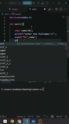 fgets vs scanf 🔥 String Input Trick in C