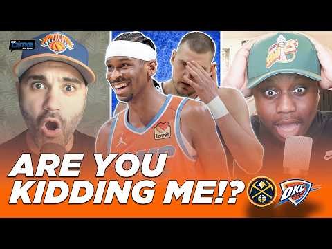 Thunder-Nuggets Reaction: SGA IS OUT OF HIS MIND! OKC's depth too much | The Dime With Josh and Kwab