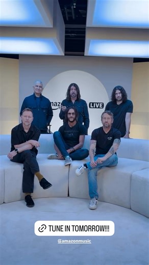 462K views · 4.9K reactions | TOMORROW NIGHT!! 10.30.25. 9PM PT FOO FIGHTERS LIVE STREAM! WATCH IT LIVE ON: Amazon Prime Amazon Music Amazon on Twitch | Foozie's Foo Fighters News | Facebook