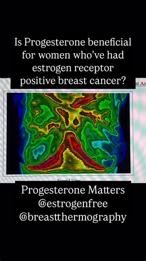 The Estrogen Free®Lifestyle on Instagram: "Does progesterone reduce risk of recurrent breast cancer? Thermograms prove women are estrogen dominant NOT estrogen deficient! Normal healthy breast should be non-vascular = no blood vessels. 😳In 17 years I’ve never seen an estrogen deficient thermogram. 🤓Keep in mind the women who get thermograms are following alternative lifestyles and eating healthy! Progesterone reduces estrogen levels and reduces vascularity = blood vessels dissipate, which redu
