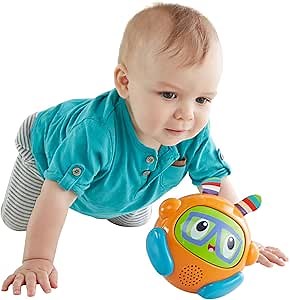 Fisher-Price Bright Spin & Crawl Tumble Franky Beats Ball