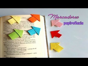 EXPRESS ORIGINAL BOOKMARKS with ARROW-SHAPED NOTEPAD step by step.