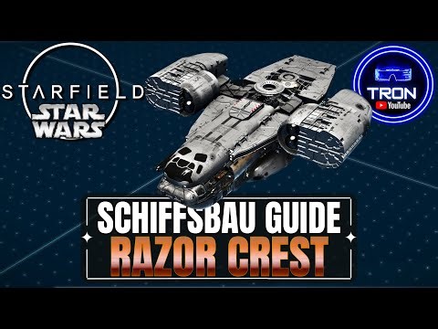 STARFIELD Schiff Bauen⭐ RAZOR CREST ⭐Star Wars [Starfield Deutsch] Take off am Ende ❗