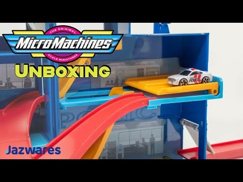 🚓 UNBOXING - Micro Machines Micro City Police Playset (Jazwares Revival) | Exclusive car Inside!