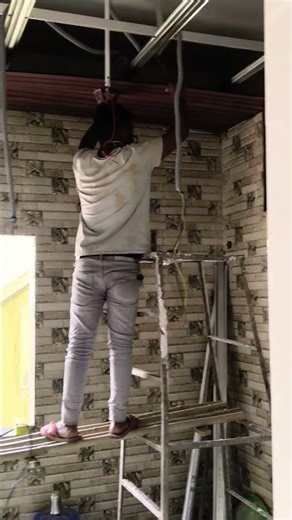 PVC Ceiling Design Ideas |Wooden Colour | Modern Home Interior #interiordesign #shorts #explorepage