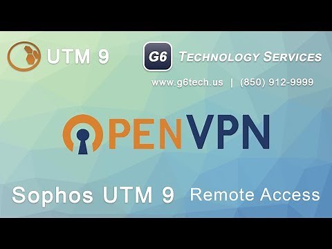 Sophos UTM 9 SSL Certificate and Remote Access VPN