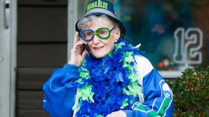 46K views · 1.1K reactions | Recognizing extraordinary fans.  GMFB honored Mama Blue on their broadcast, our #Seahawks Fan of the Year! | Seattle Seahawks | Facebook