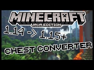 Minecraft Chest Converter! | Convert 1.14 formatted chests to 1.15+ [Release]