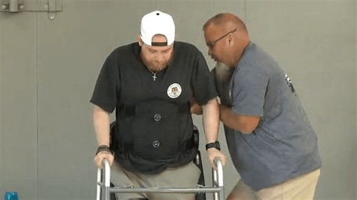 Chillicothe man walks again with robotic exoskeleton