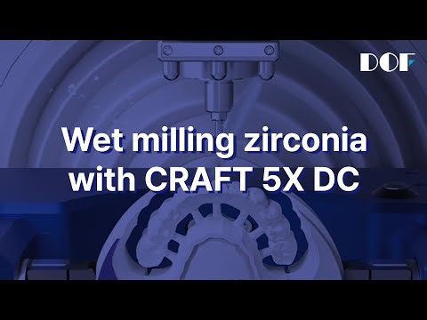 Wet Milling Zirconia with CRAFT 5X DC