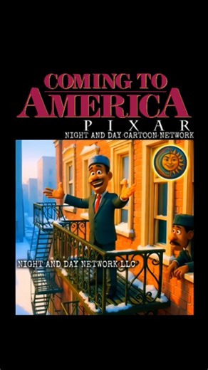 Night And Day Cartoon Network ™️ on Instagram: ""Good Morning my neighbors" #ComingToAmerica #FanArt #Animation #pixar"