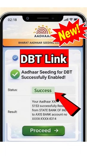 DBT Link Account Check | Bank DBT Link Online | How to Check DBT link account #shorts