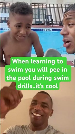 Crazy Kids pee in the pool during swim lessons