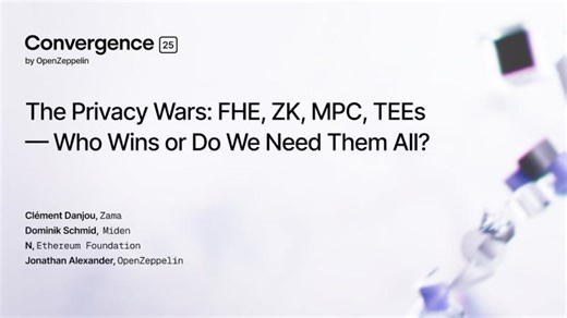 Blockchain Privacy Wars: FHE, ZK, MPC, TEEs | OpenZeppelin posted on the topic | LinkedIn