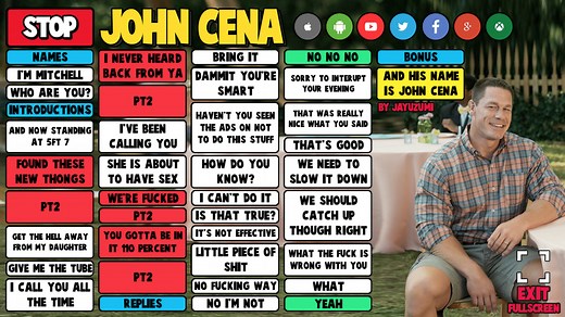 JOHN CENA SOUNDBOARD