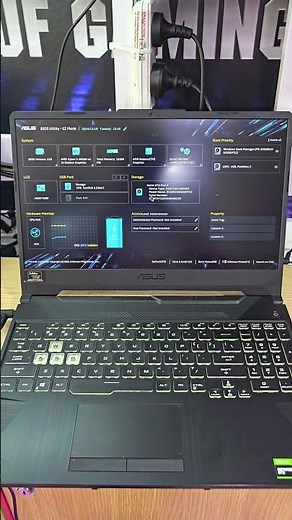 Asus Tuf Bios Menu / Bios Key