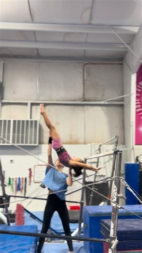 Elle on Instagram: "These girls came back from their meet this weekend ready to work! Some many bar upgrades today and so many huge accomplishments. First time working flyaway drills for 2 of our level 3’s and some super brave upgrades for 2 of our level 4’s. Didn’t get any on video but we also have 5/8 level 3’s making kips now! #rosesgymnastics #compulsorygymnastics #northcarolinagymnastics #level3 #level4 #level5 #bars #upgrades #flyaway #clearhip"