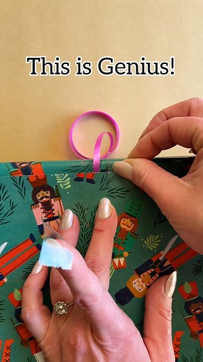 How to wrap a present with a Pull String! 🎁 Easy open pull tab gift wrapping! Great for little kids! #giftideas #mom #Christmas #wrapping #kidsgifts | Jeff & Lauren