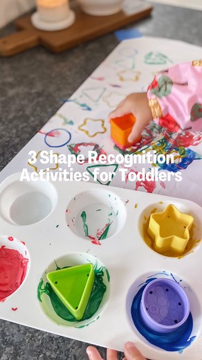 13K views · 609 reactions | 3 SHAPE RECOGNITION ACTIVITIES FOR...