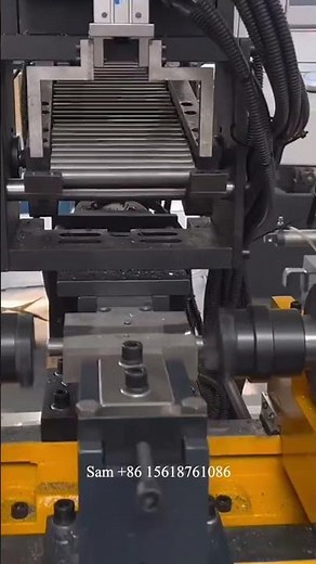 Steel bar chamfering machine double end chamfer