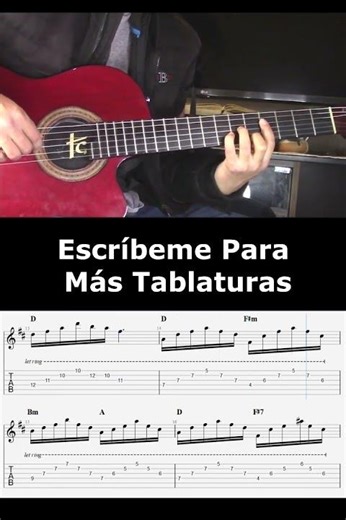 Mal Paso - Eva Ayllón | Tutorial - Cover - Dynamic Tablature #dynamictab
