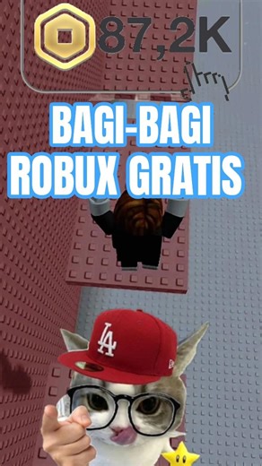 Bagi-Bagi Robux Part 3🥳 #roblox #robloxshorts #robloxgameplay #robloxedit