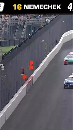 With a #Brickyard400 win on the line, there was no stopping Bubba Wallace 😤 #NASCAR | Indianapolis Motor Speedway