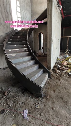 Spiral Staircase India on Instagram: "www.spiralstaircaseindia.com Spiral Staircase India Helical Stairs Curved Stairs Metal Stairs Luxury Stairs Round Stairs Glass Stairs . . . #spiralstaircaseindia #architect #architecture #luxurystair #interiordesigner staircasedesign stairs metalstairs curvestairs glassstaircase glassstairrailing glassstair newdelhi helicalstaircase helicalstairs helicalstair luxuryhomes livingroom livingstairs dreamstairs dreamstaircase ,"