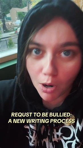 New writing process unlocked: BULLY ME ✍🏼 no seriously, I need to be held accountable. Bully for hire LMAO 😂 #writing #fyp #writersoftiktok #screenwriting #filmmaker