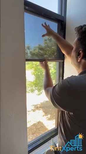 Installing commercial window tint, before interior construction build out begins #tintxperts