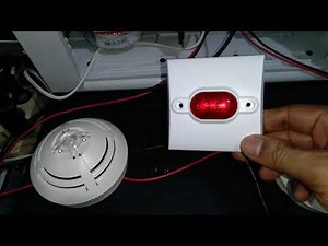 Koneksi Remote Lamp Indicator Ke Optical Smoke Detector Addressable IQ8 Quad [ Esser IQ8 Control ]
