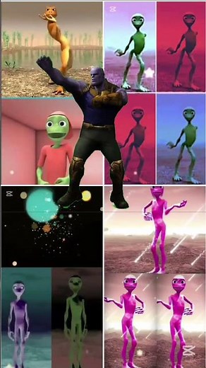 28. Epic Alien Dance Party 🚀 Viral #aliendance #coffindance #alienremix #aliengroove