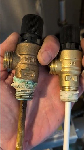 Replacing a leaking Temperature and Pressure Relief Valve on a Unvented Hot Water Cylinder