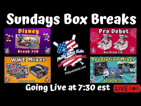 🔥 Sundays Live Box Breaks Tonight at 7:30 est 🔥