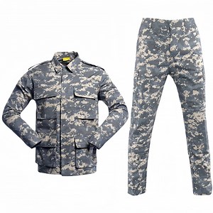 [Hot Item] Ripstop Clothes Combat Suit Security Guard Clothing Camouflage Tactical Bdu Uniform
