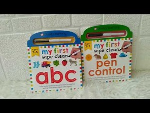 Priddy Learning My First Wipe Clean ABC and PEN CONTROL Board Book (includes wipe-clean pen)