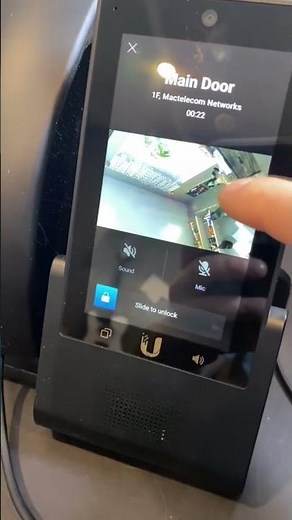 Unifi Access on Talk phone #shorts