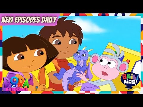 Dora The Explorer | The Secrets Of Atlantis | Akili Kids!