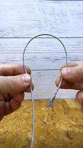How to weave a metal cable into a loop? #AmaZing #reels #video #viral #trending #style #craft #shorts #short #creative | Toolstour