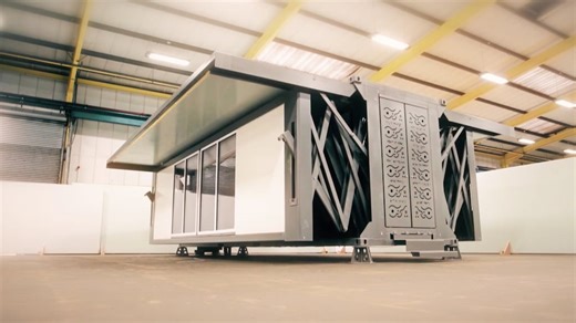 La casa prefabricada “plegable” que se arma en 15 minutos