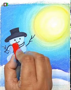 84K views · 2K reactions | Snow fall in a hill station, beautiful scenery drawing ideas | Drawing Book | Facebook