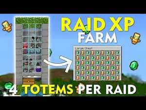 New! Easiest Raid Farm Tutorial For Minecraft 1.21 Bedrock!